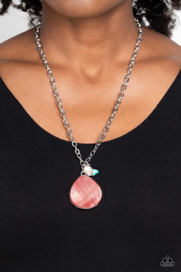 Paparazzi Necklace ~ I Put A SHELL On You - Orange