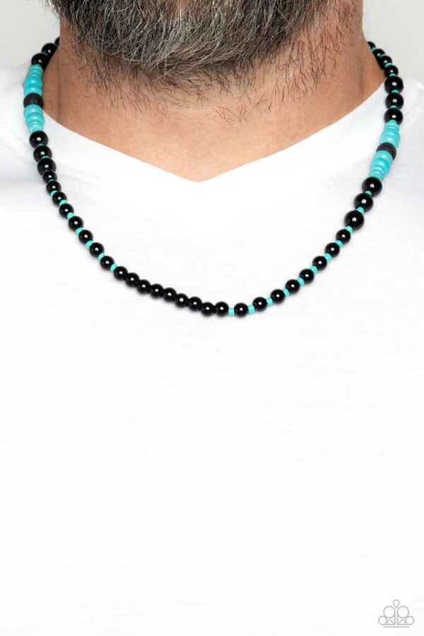 Paparazzi Necklace ~ Legendary Lava - Blue