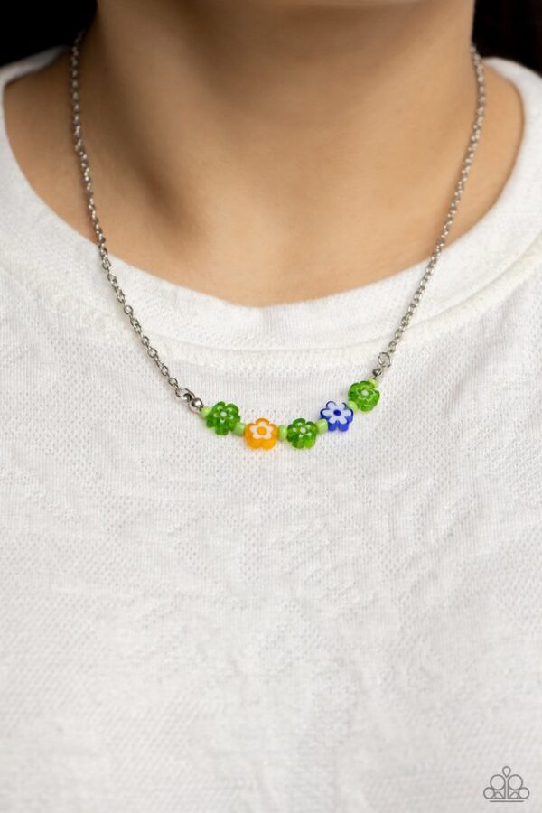 Paparazzi Necklace ~ BOUQUET We Go - Green