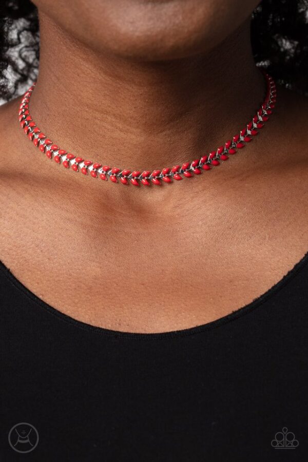 Paparazzi Necklace ~ Grecian Grace - Red