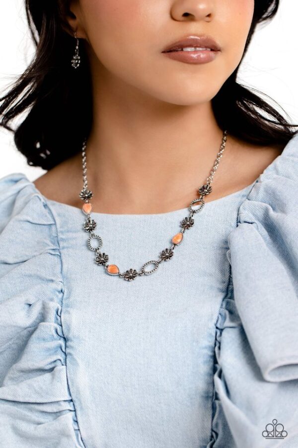 Paparazzi Necklace ~ Casablanca Chic - Orange