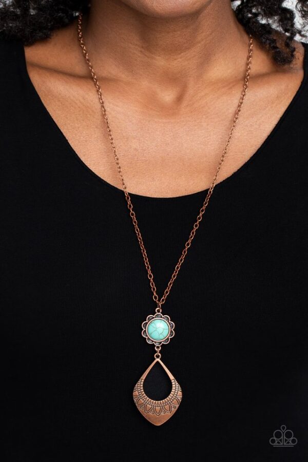 Paparazzi Necklace ~ Stone TOLL - Copper