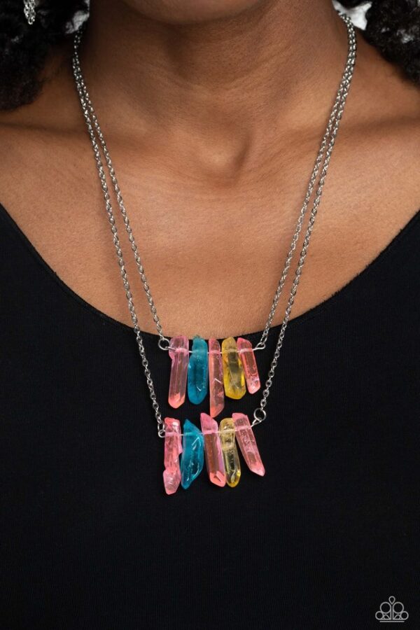 Paparazzi Necklace ~ Crystal Catwalk - Multi