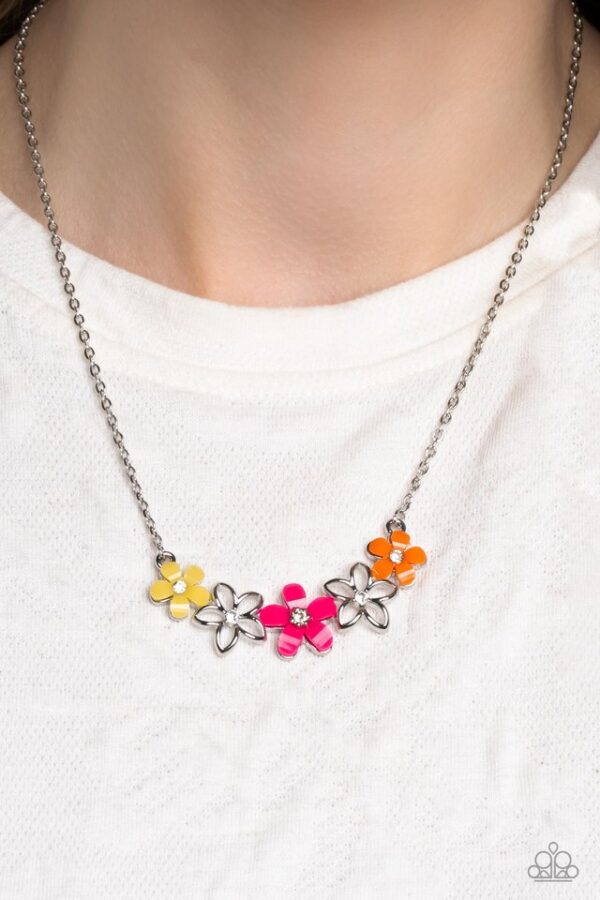 Paparazzi Necklace ~ WILDFLOWER About You - Pink