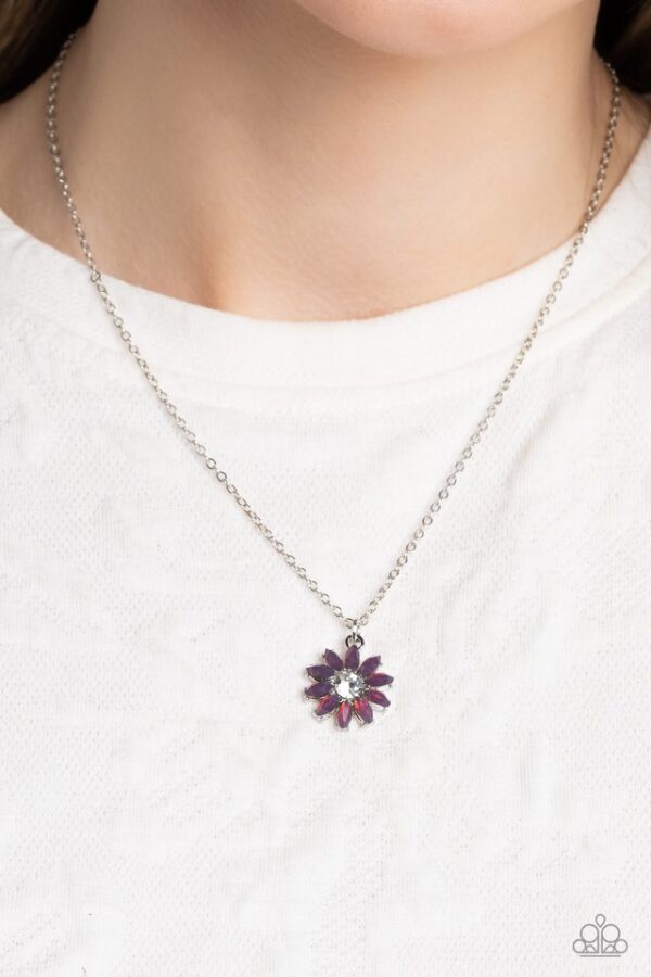 Paparazzi Necklace ~ Daisy Diva - Purple