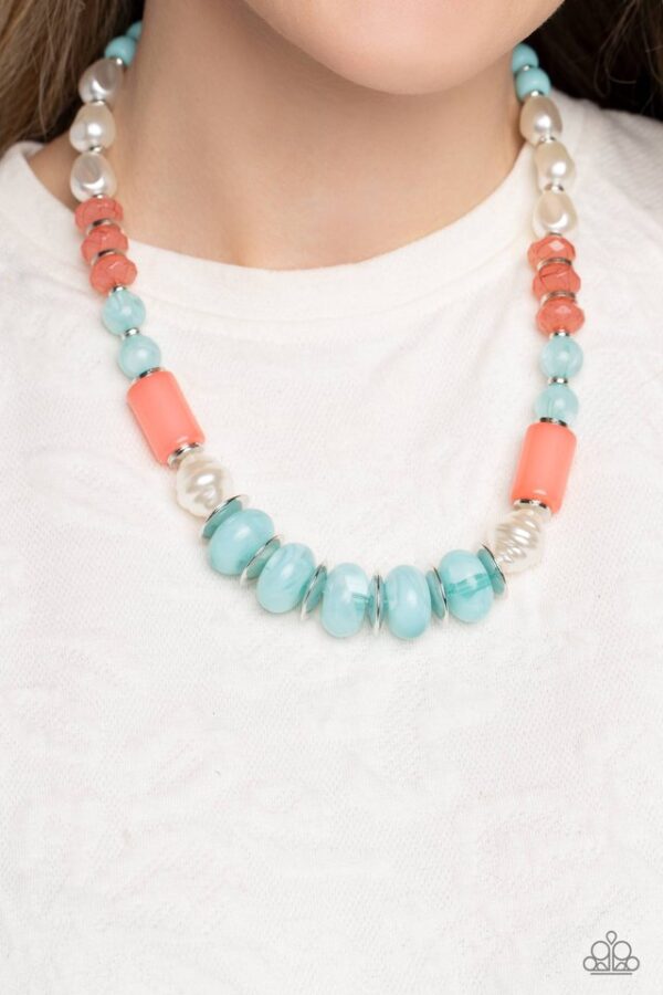 Paparazzi Necklace ~ A SHEEN Slate - Blue