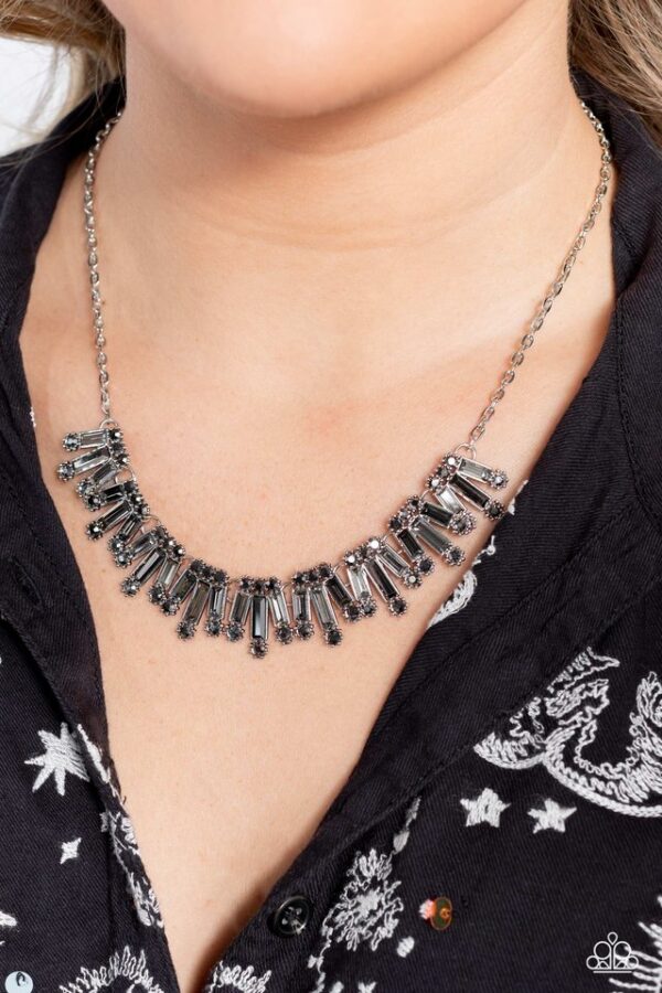 Paparazzi Necklace ~ Sunburst Season - Silver