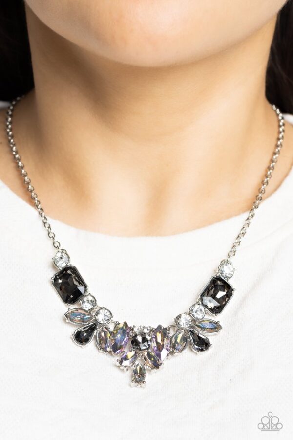 Paparazzi Necklace ~ Prima Donna Dazzle - Silver