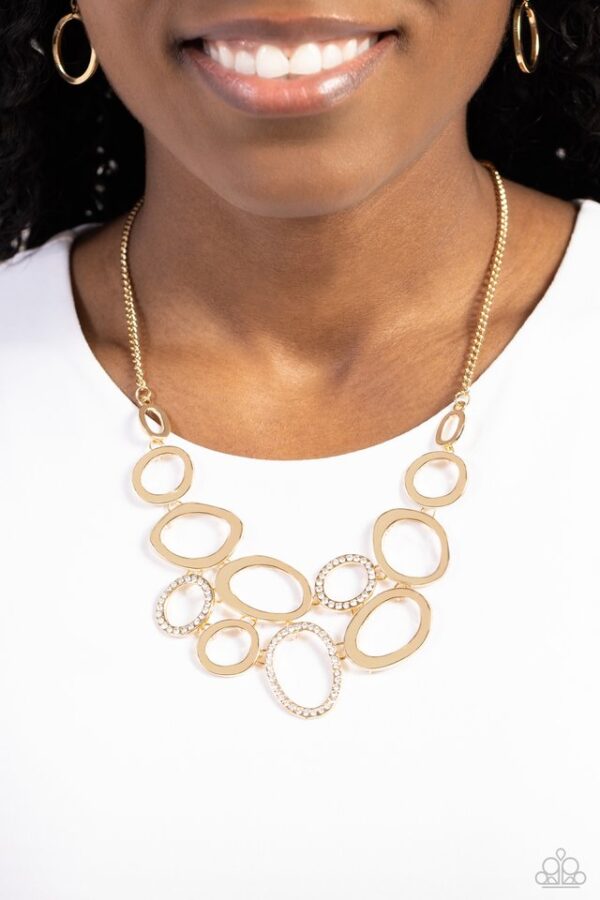 Paparazzi Necklace ~ Limelight Lead - Gold