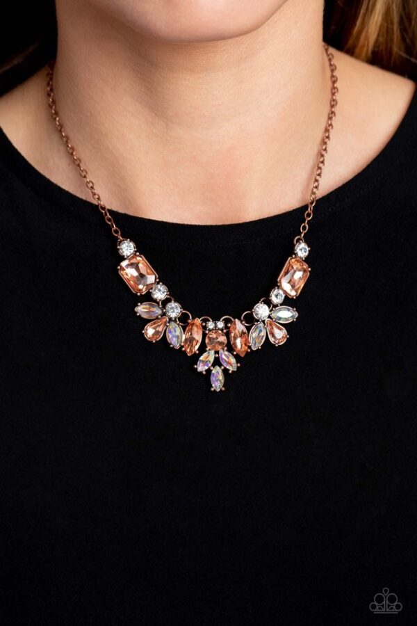 Paparazzi Necklace ~ Prima Donna Dazzle - Copper