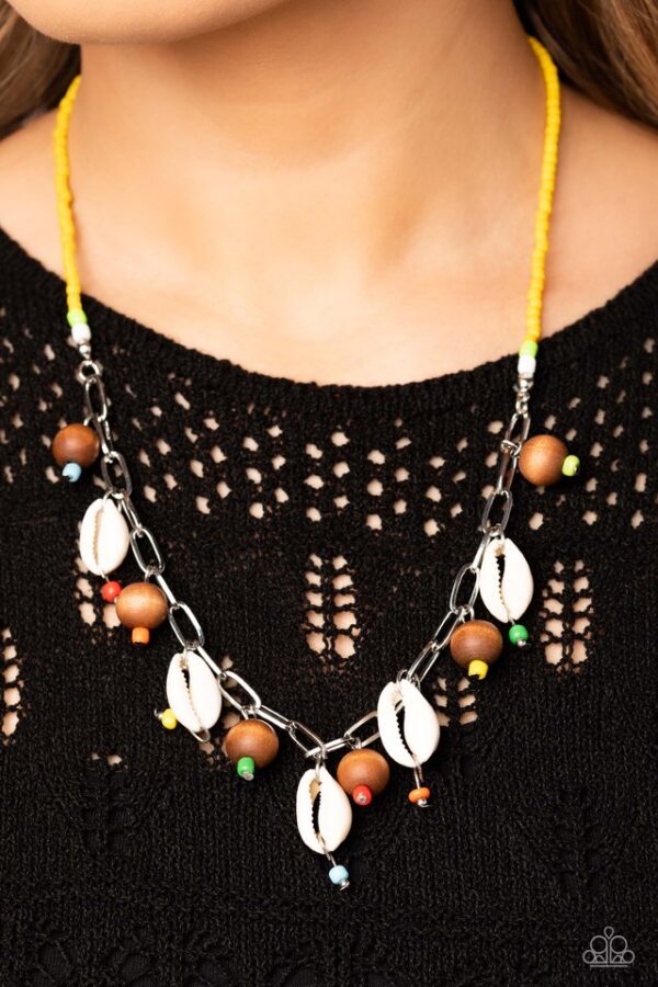 Paparazzi Necklace ~ BEACH for the Sun - Multi