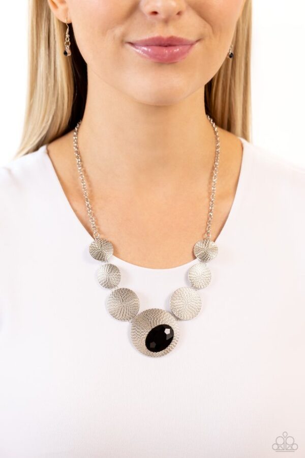 Paparazzi Necklace ~ EDGY or Not - Black