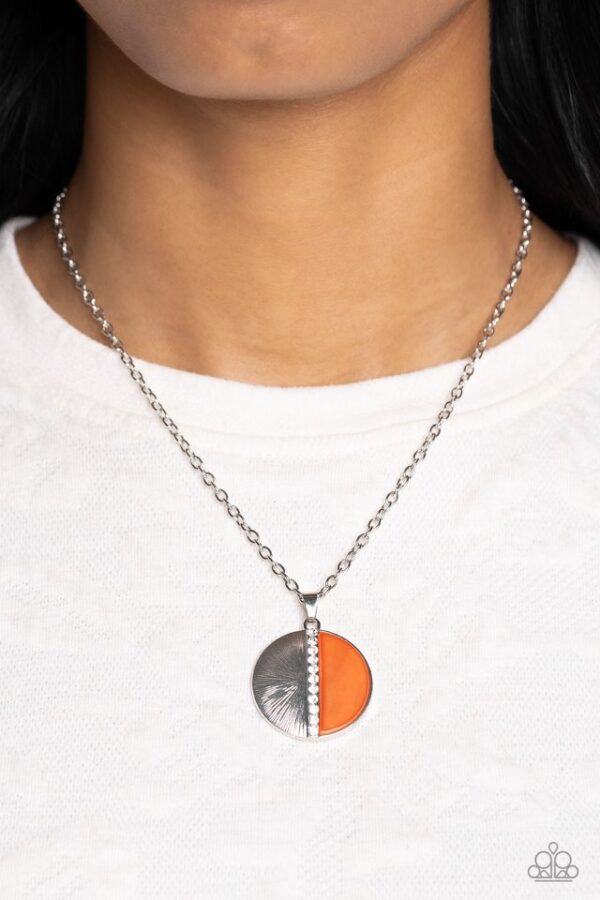 Paparazzi Necklace ~ Captivating Contrast - Orange