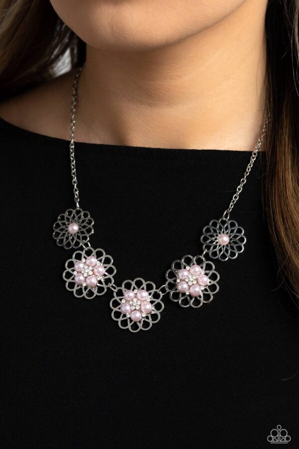 Paparazzi Necklace ~ Mandala Mosaic - Pink