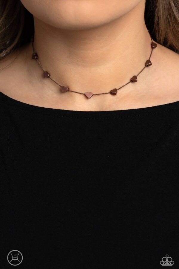 Paparazzi Necklace ~ Public Display of Affection - Copper