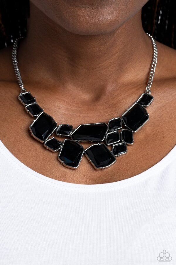 Paparazzi Necklace ~ Energetic Embers - Black