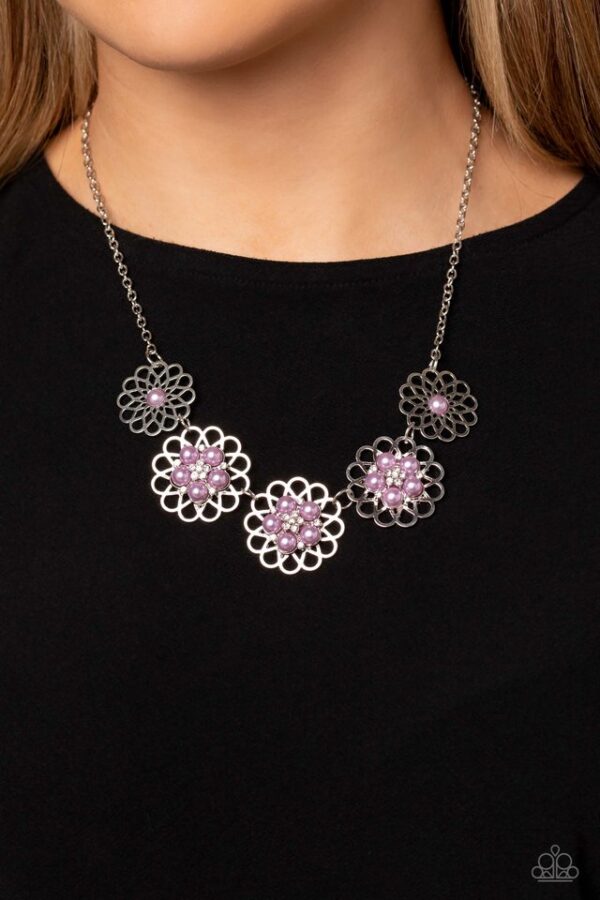 Paparazzi Necklace ~ Mandala Mosaic - Purple