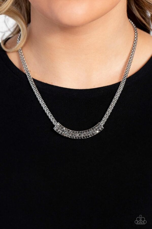 Paparazzi Necklace ~ Swing Dance Dream - Silver