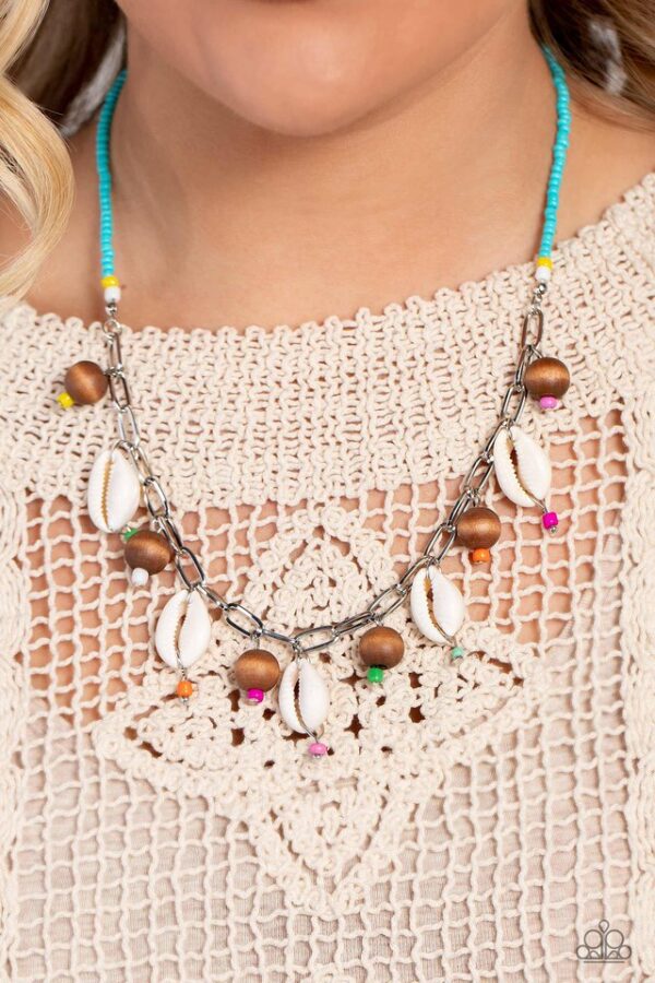 Paparazzi Necklace ~ BEACH for the Sun - Blue