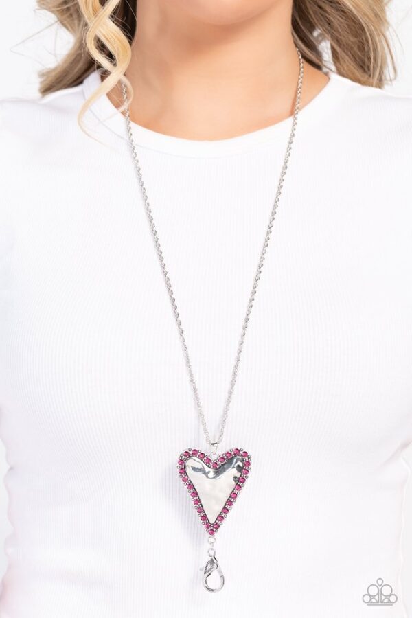 Paparazzi Necklace ~ Radiant Romeo - Pink