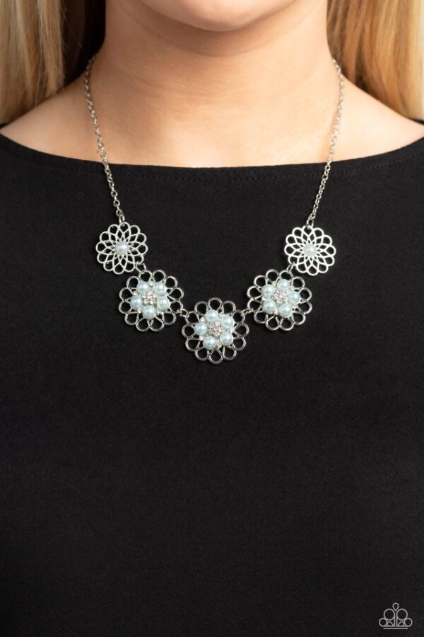 Paparazzi Necklace ~ Mandala Mosaic - Blue