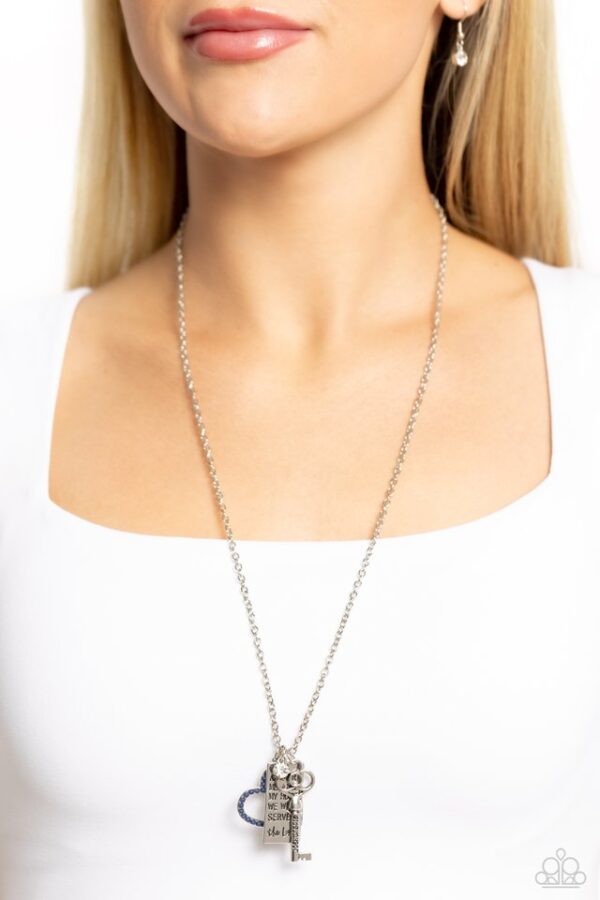 Paparazzi Necklace ~ Indulgent Belief - Blue