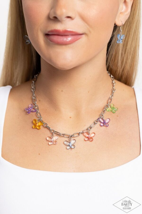 Paparazzi Necklace ~ Butterfly Balance - Multi