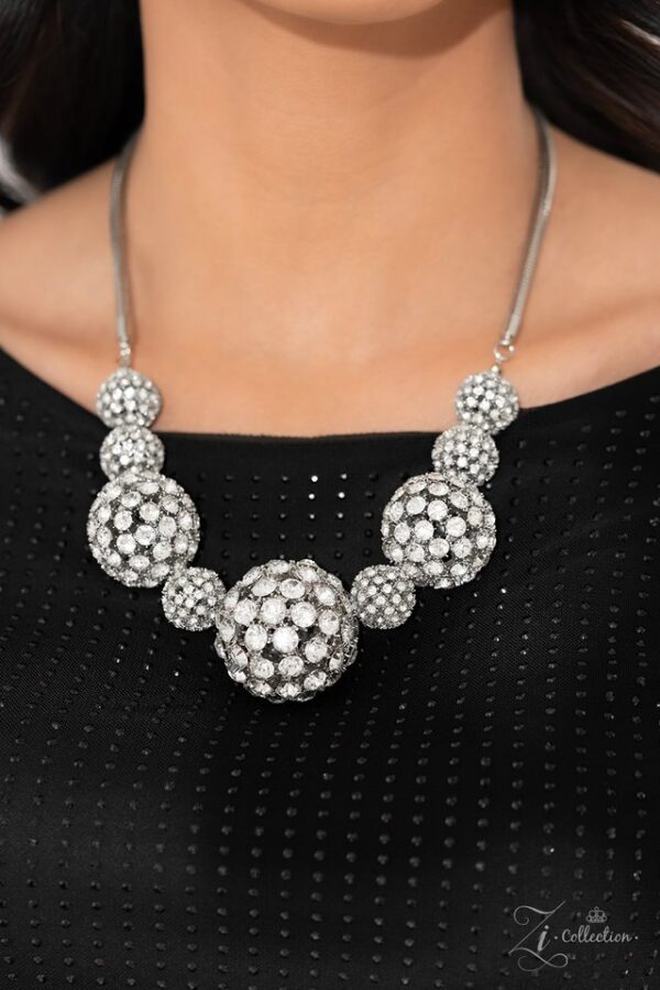 Paparazzi Necklace ~ Undaunted - White