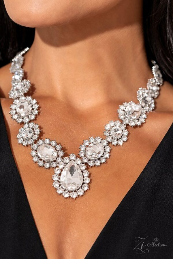 Paparazzi Necklace ~ Everlasting - White