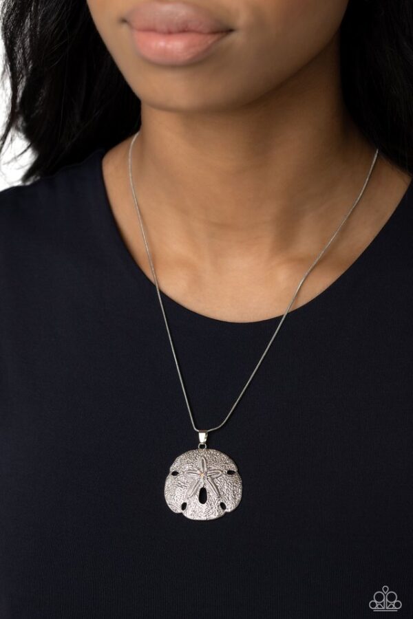 Paparazzi Necklace ~ Seize the Sand Dollar - Pink