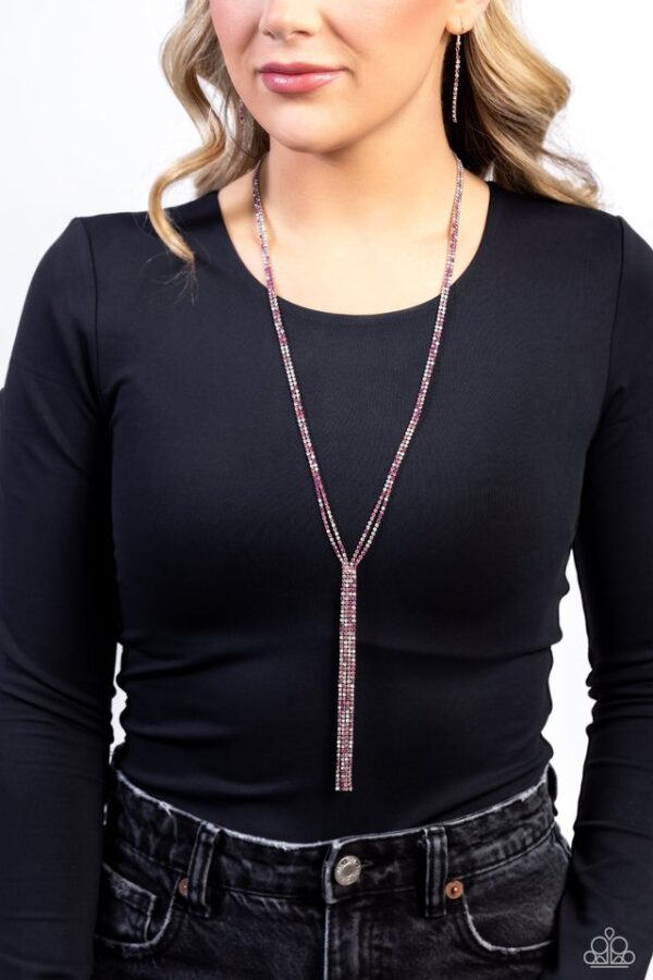 Paparazzi Necklace ~ Jazz STRANDS - Pink