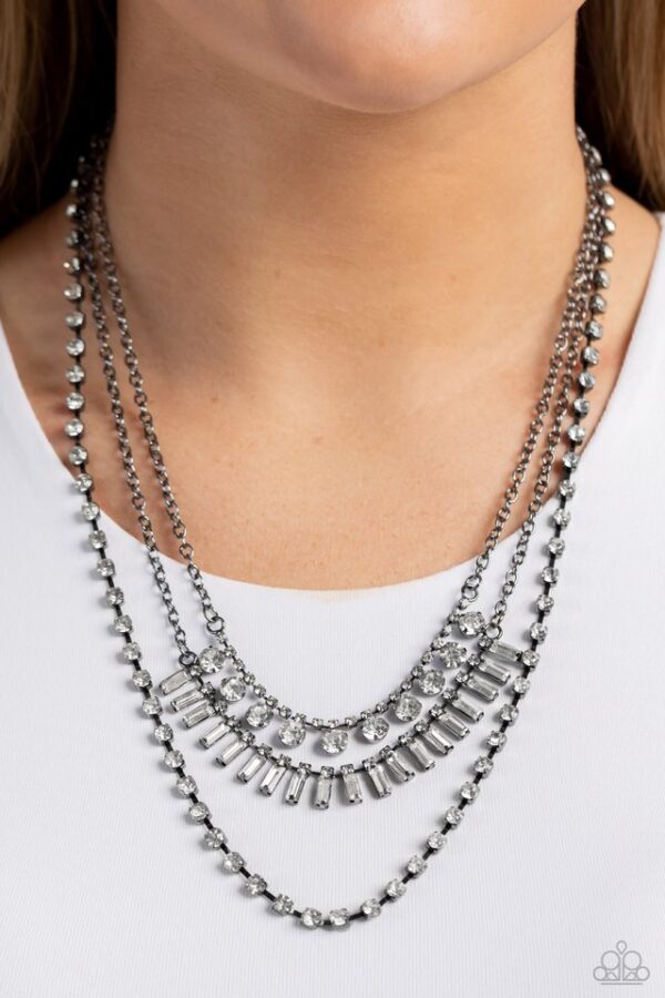 Paparazzi Necklace ~ Dripping in Stardust - Black