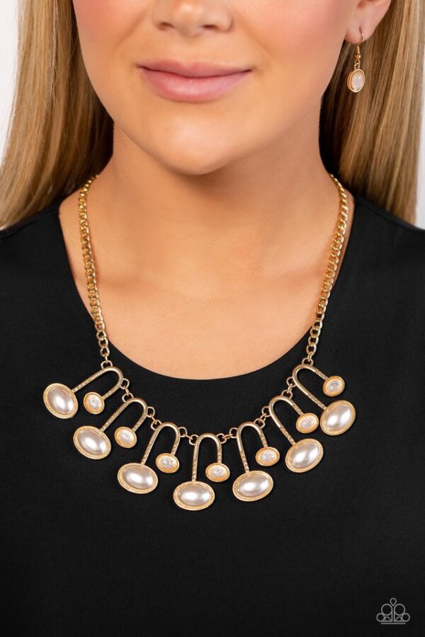 Paparazzi Necklace ~ Abstract Adornment - Gold