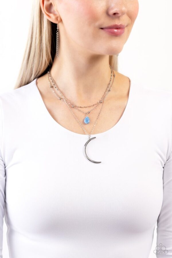 Paparazzi Necklace ~ Lunar Landslide - Blue