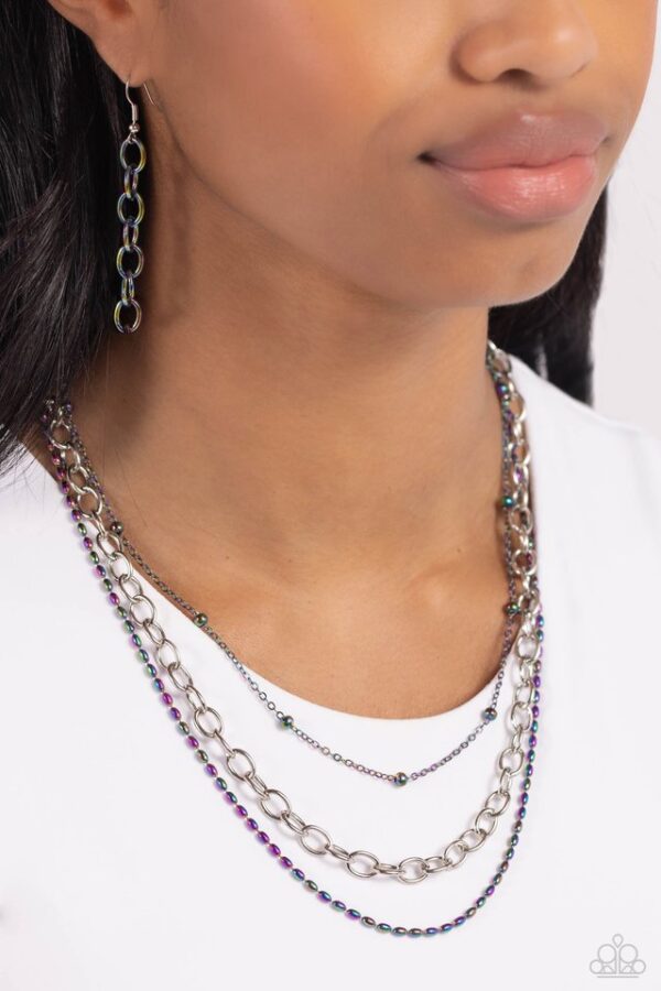 Paparazzi Necklace ~ Mardi Gras Mayhem - Multi