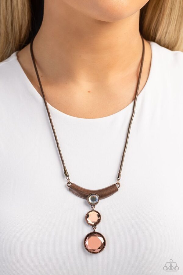 Paparazzi Necklace ~ Alluring Andante - Copper