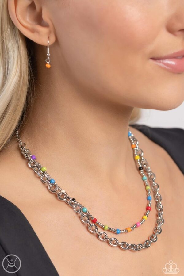 Paparazzi Necklace ~ A Pop of Color - Multi