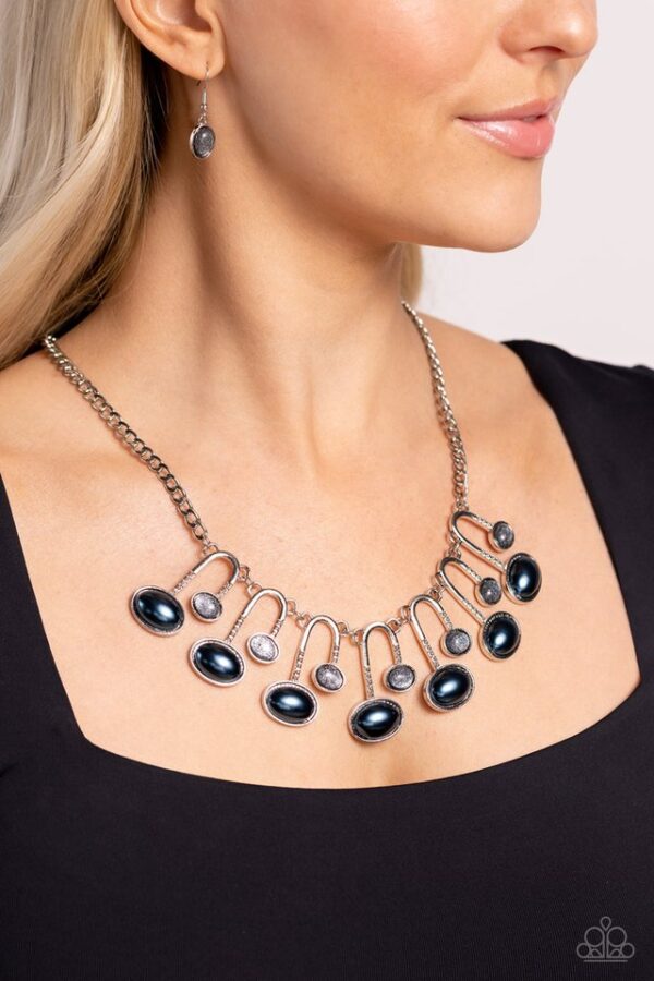 Paparazzi Necklace ~ Abstract Adornment - Blue