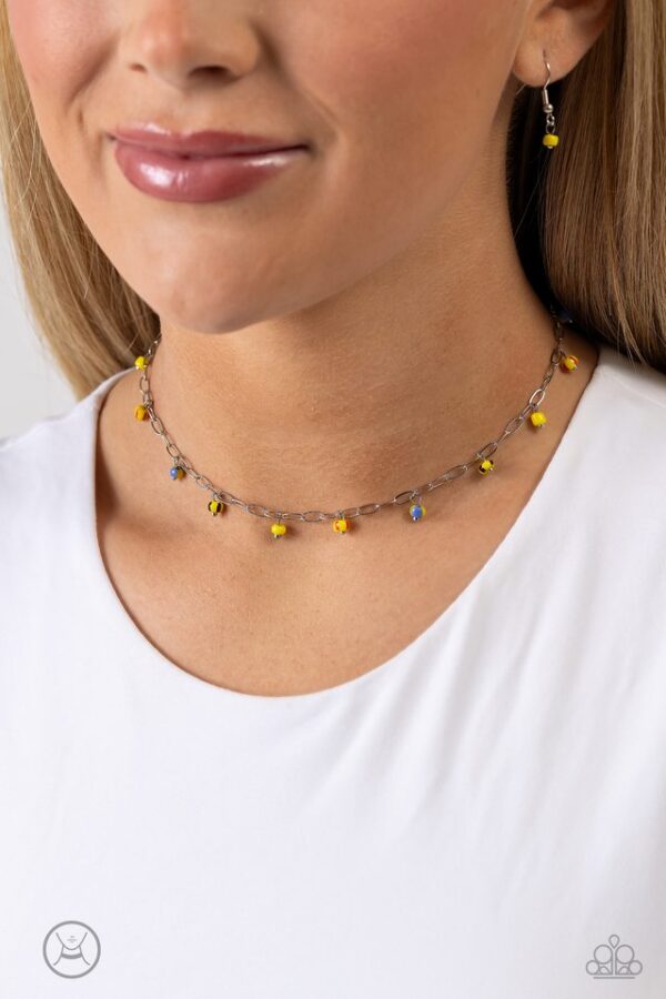 Paparazzi Necklace ~ Beach Ball Bliss - Yellow