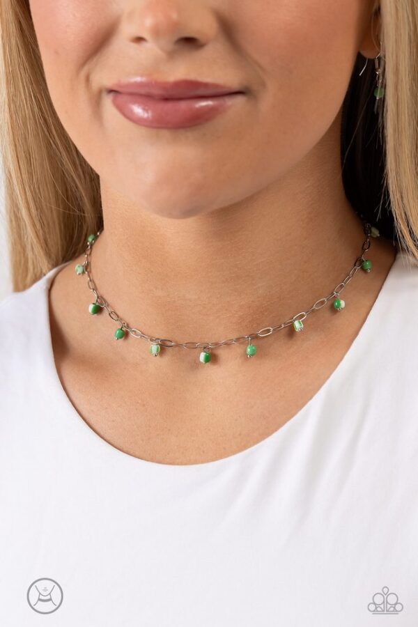 Paparazzi Necklace ~ Beach Ball Bliss - Green