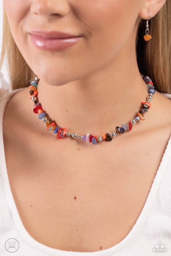 Paparazzi Necklace ~ Carved Confidence - Multi