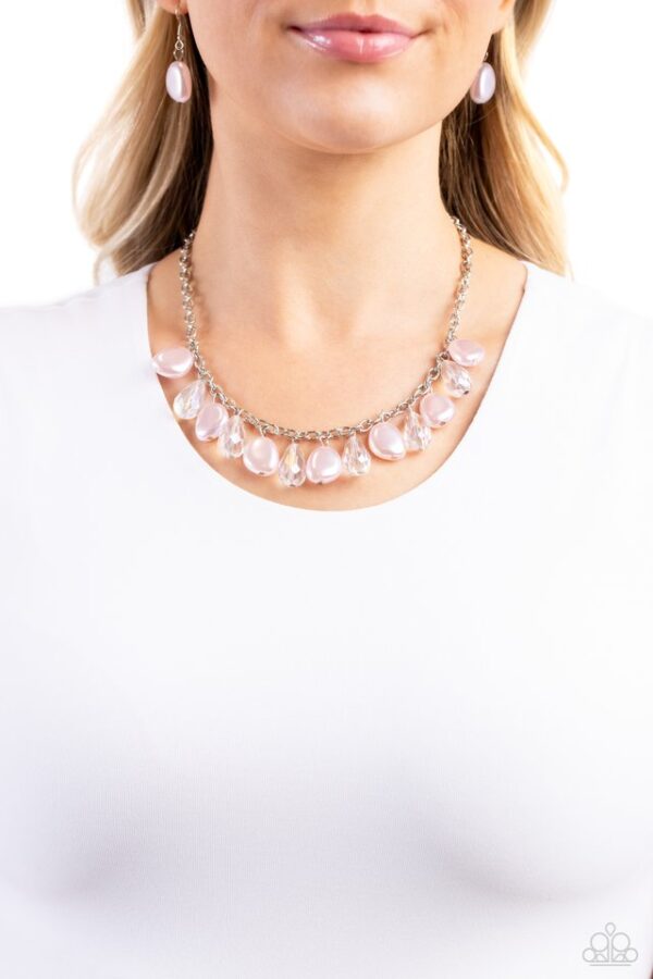 Paparazzi Necklace ~ Welcome to BALL Street - Pink