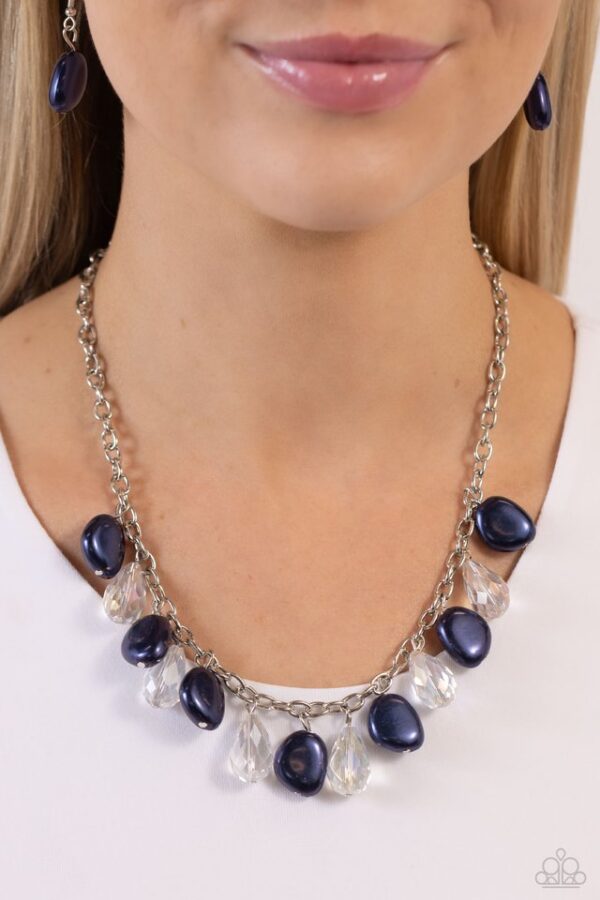 Paparazzi Necklace ~ Welcome to BALL Street - Blue