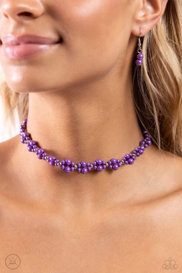 Paparazzi Necklace ~ Dreamy Duchess - Purple