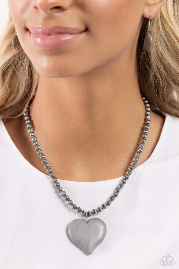 Paparazzi Necklace ~ Picturesque Pairing - Silver