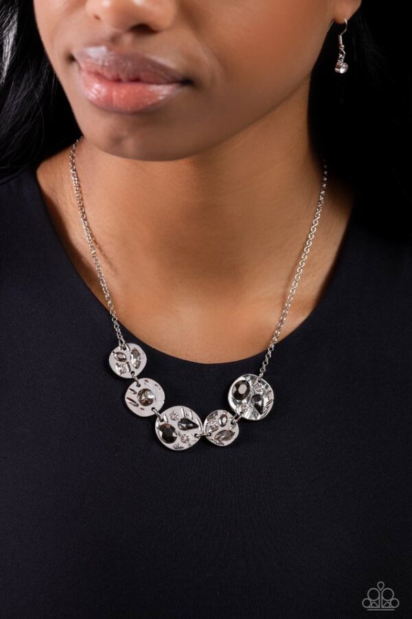 Paparazzi Necklace ~ Handcrafted Honor - Silver