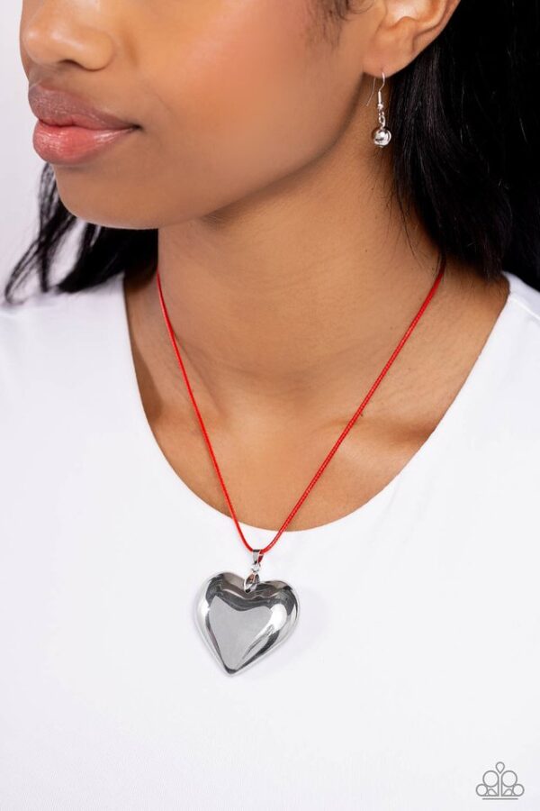 Paparazzi Necklace ~ Devoted Daze - Red