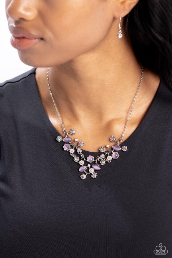 Paparazzi Necklace ~ Gardening Group - Purple