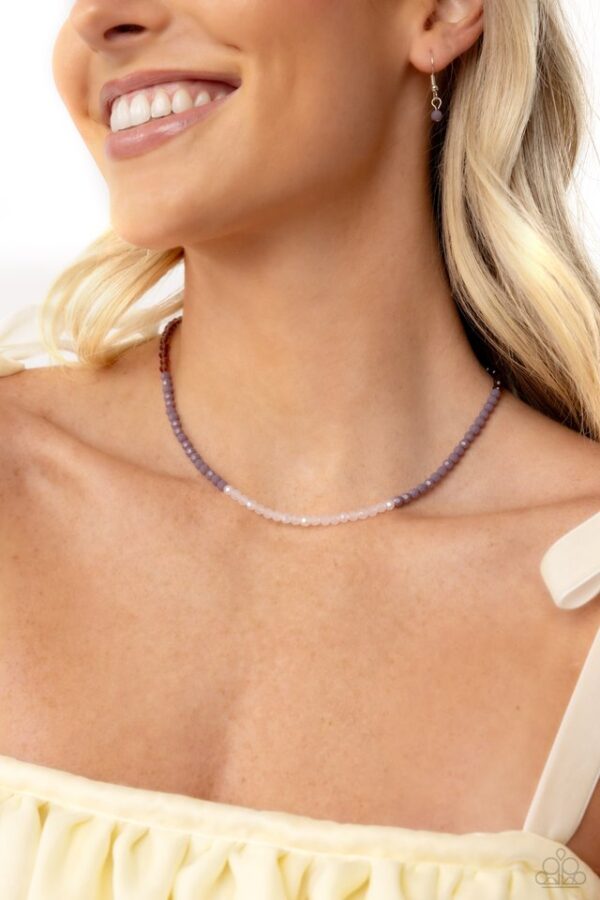 Paparazzi Necklace ~ Backstage Beauty - Purple