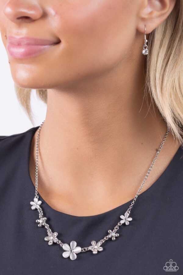 Paparazzi Necklace ~ Spring Showcase - White